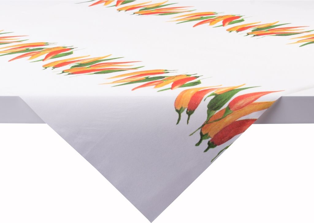 Sovie HOME Tischdecke Chili aus Linclass Airlaid 80 x 80 cm, 1 Stück