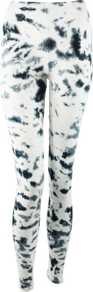 Leggings - Batik - Allover - creme - schwarz-grau - L/XL