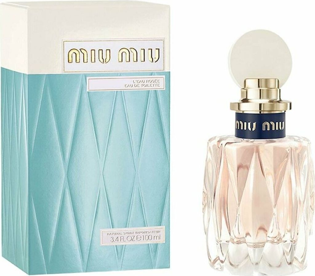 Miu Miu L'Eau Rosée, voor dames, 100 ml, navulbare flacon, Productafbeelding 