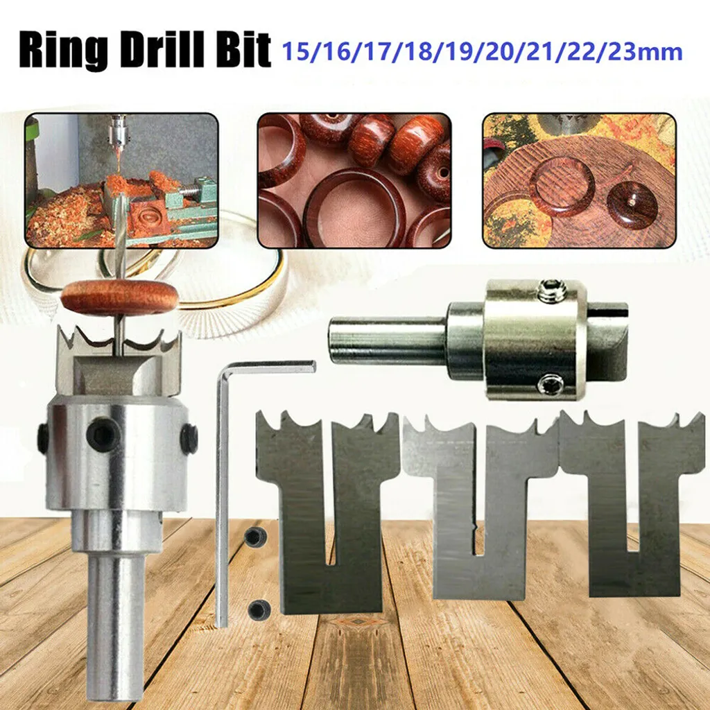 Kit créatif pour bagues en bois massif à sculpter soi-même - Loisirs Créatifs - 2