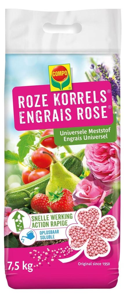 Compo Universaldünger - rosa Granulat - 7,5 kg - Produktbild 
