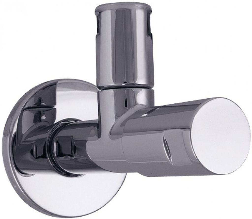 Design Eckventil 2er Luxus verchromt Produktbild 