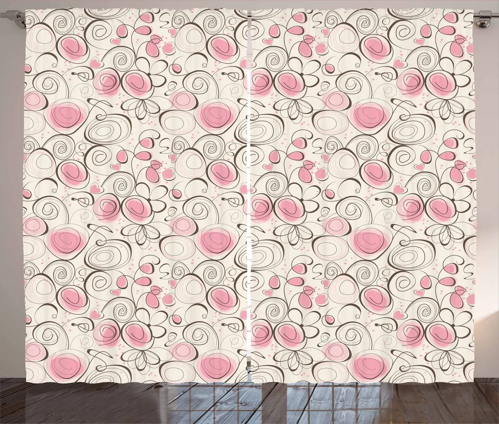 Tenda ABAKUHAUS Rustica Shabby 280x245 cm per Camera e Soggiorno