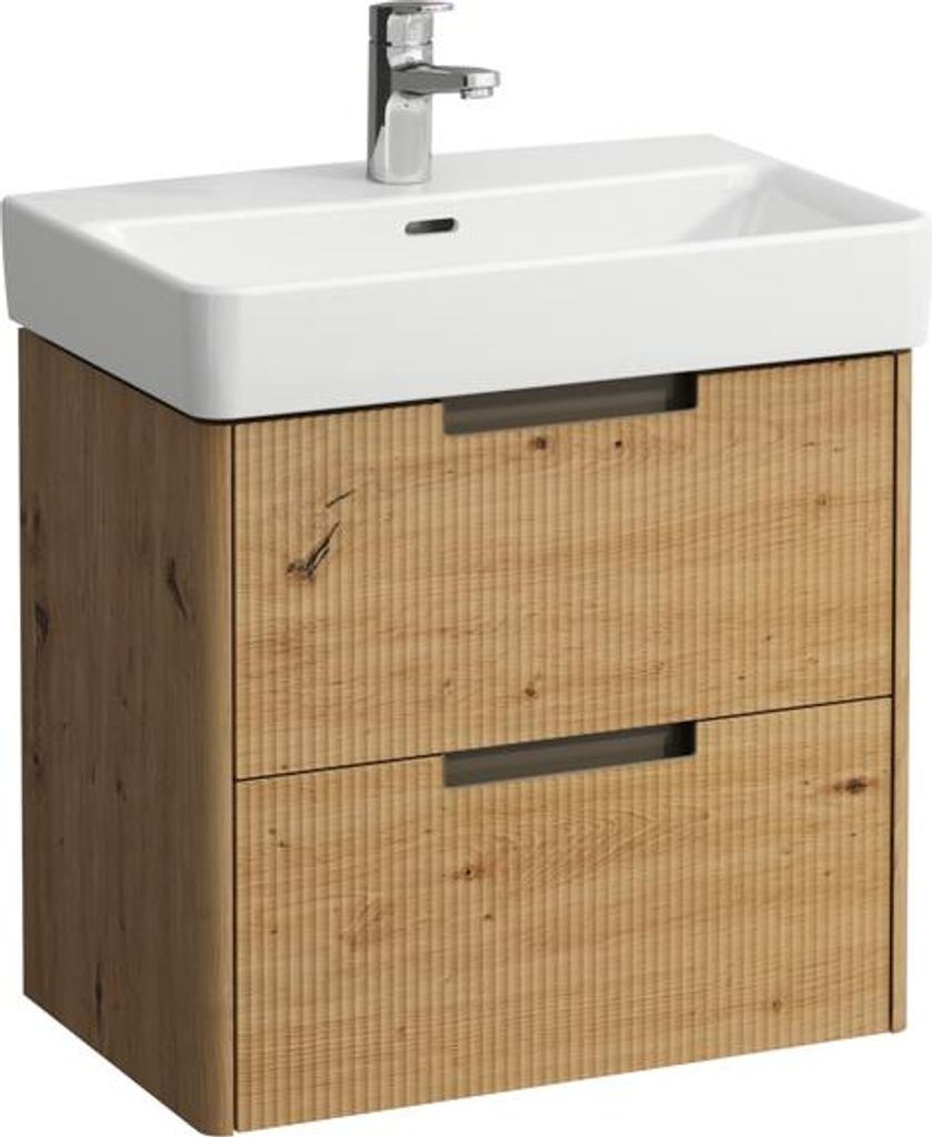 LAUFEN Juna Waschtischunterbau, 2 Schubladen, inklusive Ordnungssystem, zu H818959, 572x361x515mm, H4114821092671