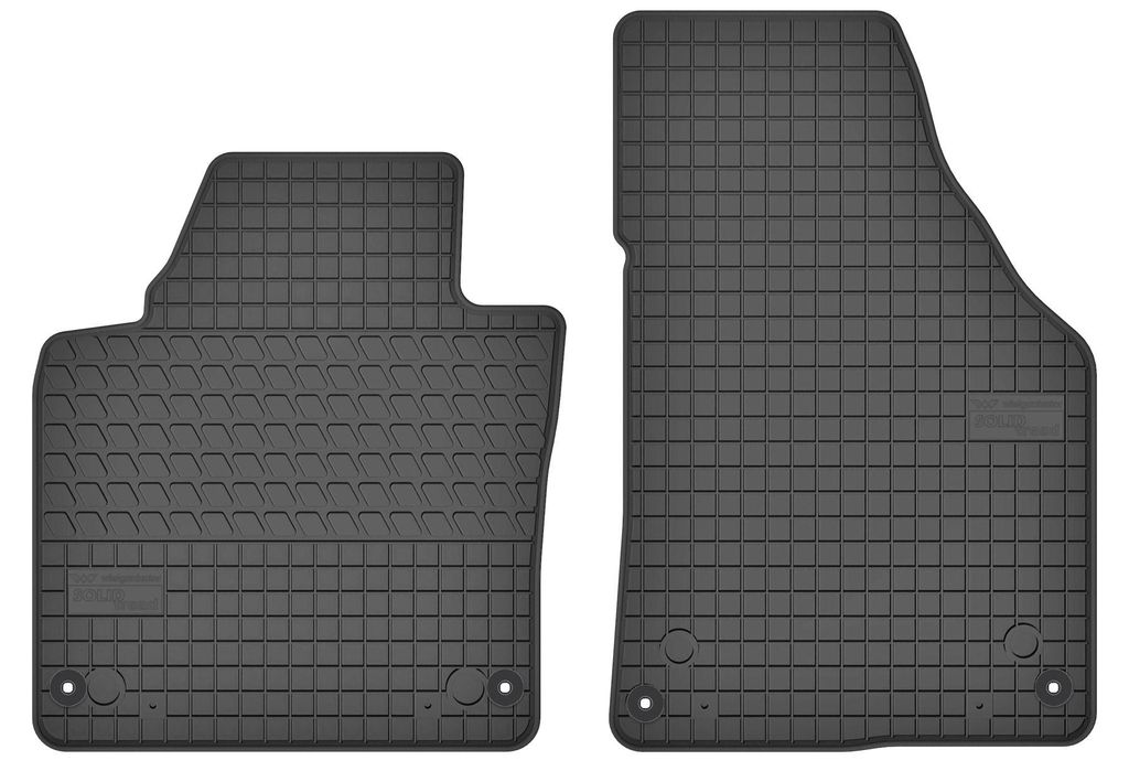 Gummi-Fußmatten vorne für Volkswagen Caddy 2003-2020 Produktbild 