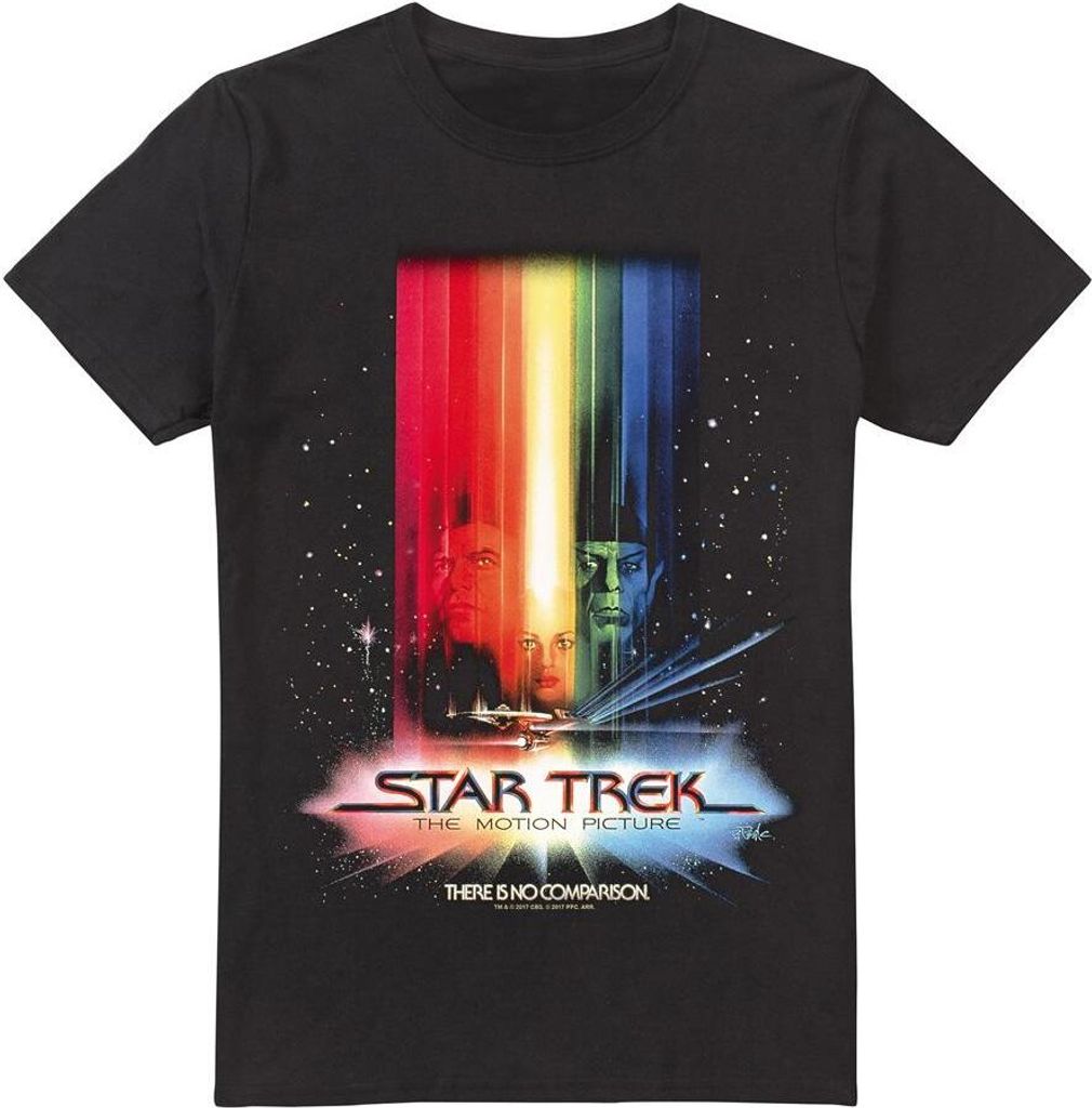Star Trek - "Motion Picture" T-Shirt für Herren TV5781 (L) (Schwarz)