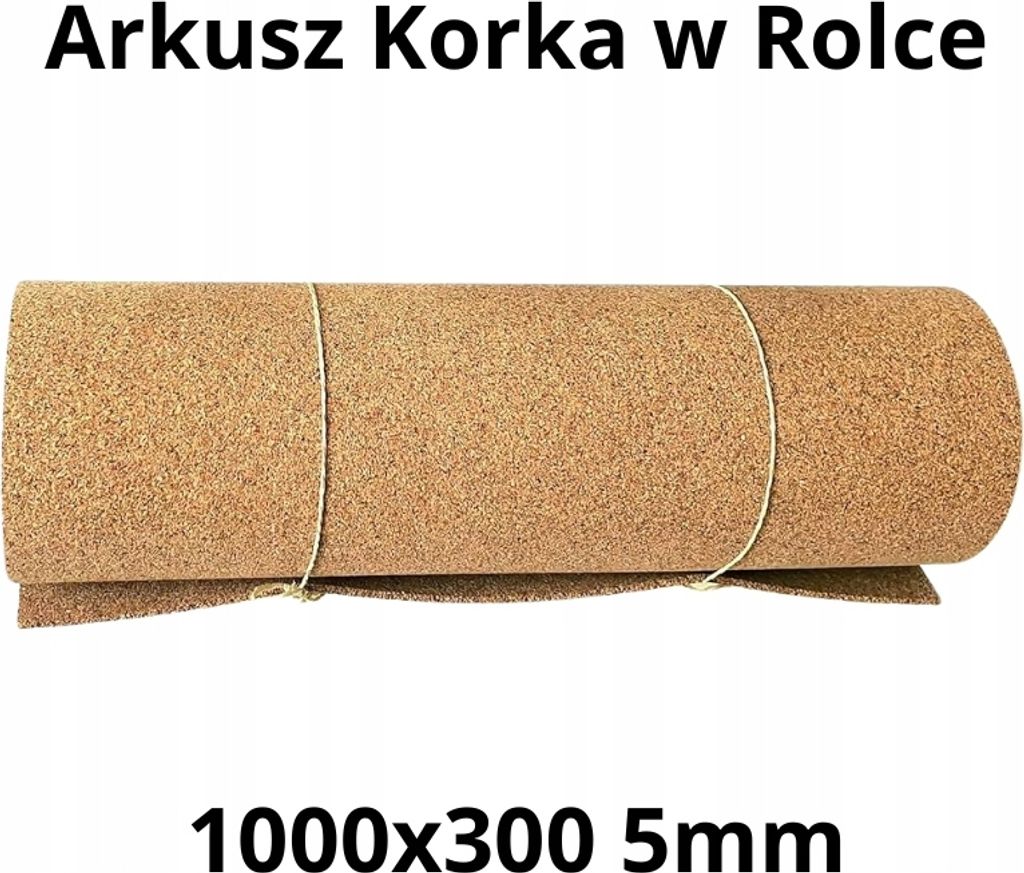 Wysokiej jakości naturalny arkusz korka w rolce 5 mm - Zdjęcie produktu 