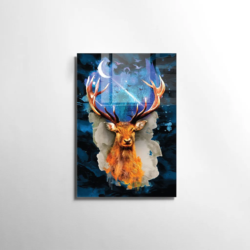 Wallity UV-668 Quadro Vetro Temperato 50x70 - Resistente e Lavabile - 3
