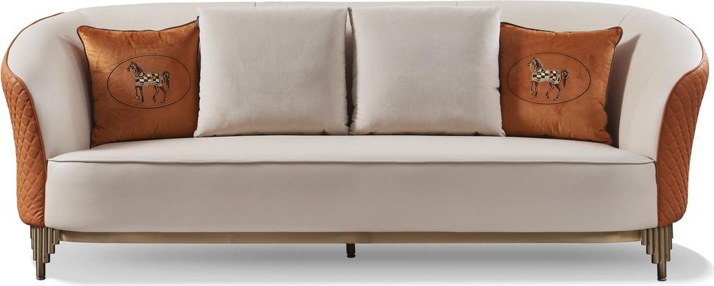 Sofagarnitur 3+2 Sitzer Klassische Garnitur Sitzgruppe Sofa Couchen Polster Neu