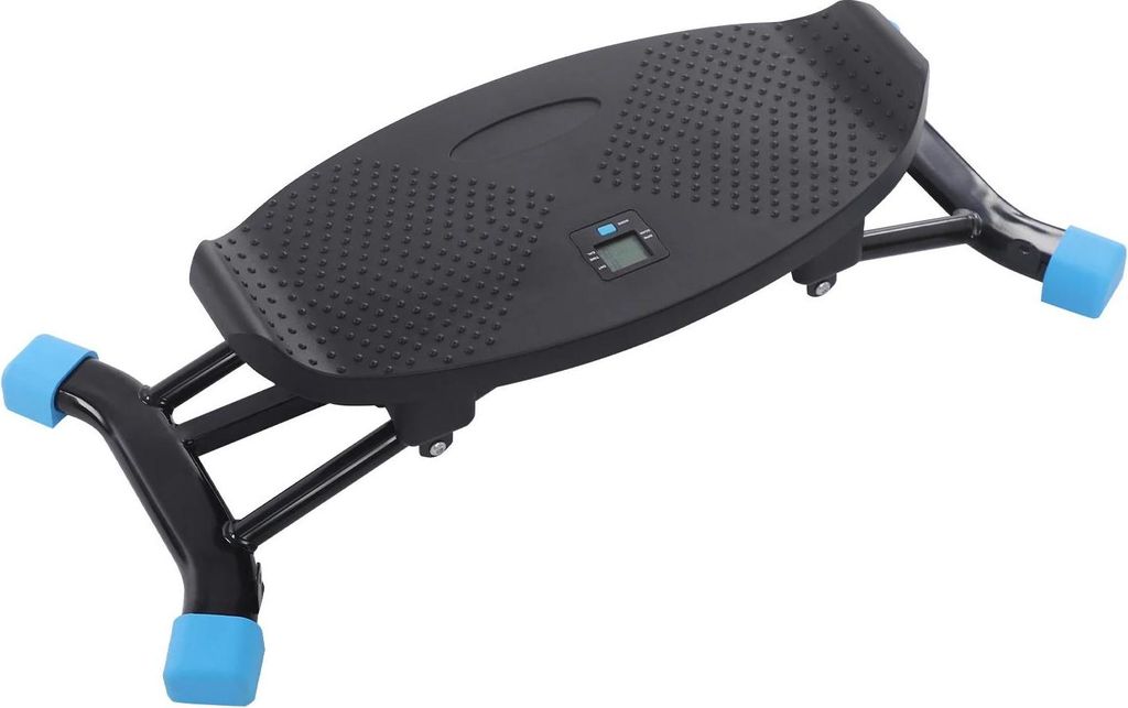 Mini Stepper Slide Stepper - Heimtrainer - Mit Widerstandsbändern - LCD-Display - Bis 120 kg - Bänder 85 cm - Für Zuhause - Gleichgewichtstraini...