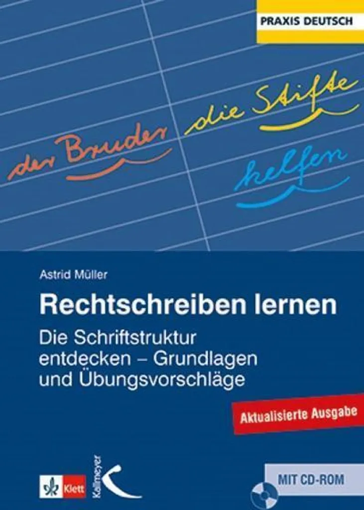 Livre d'apprentissage Rechtschreiben lernen pour écrire en allemand