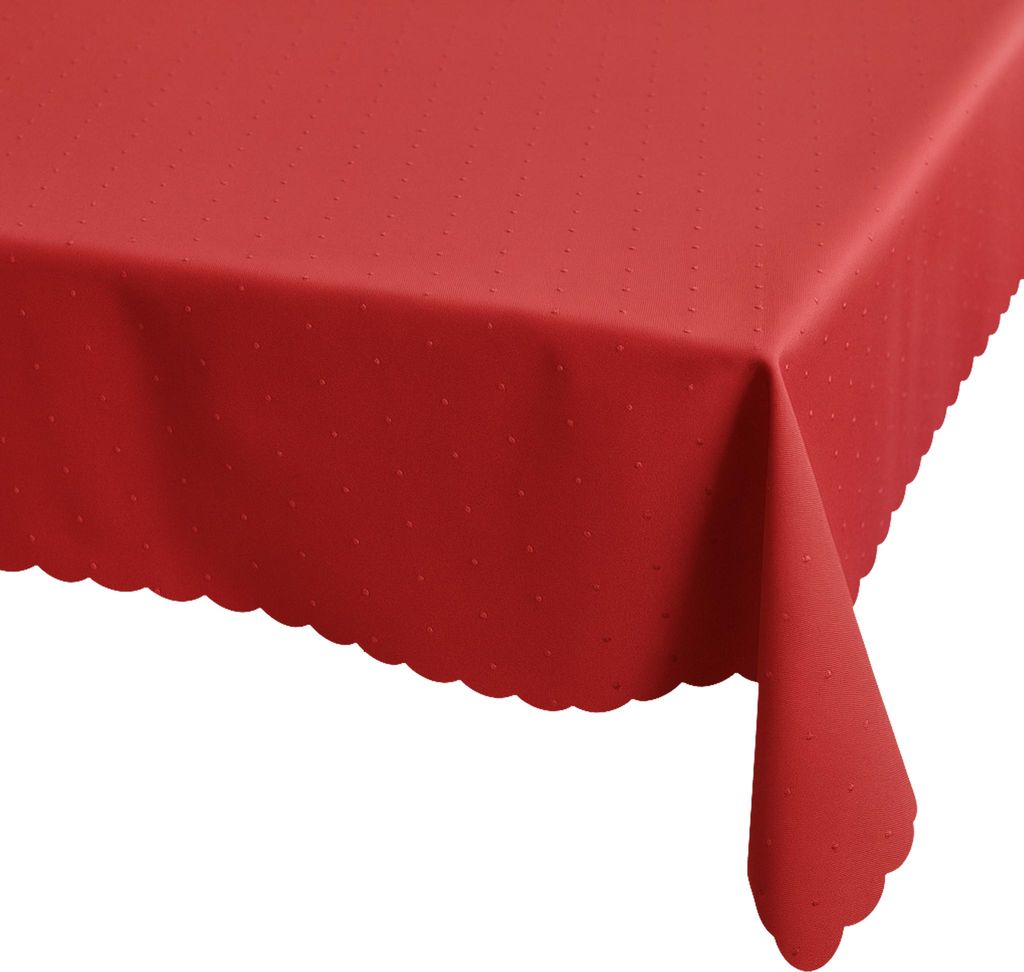 Tischdecke 130 x 170 cm in Rot für Esstisch & Küche