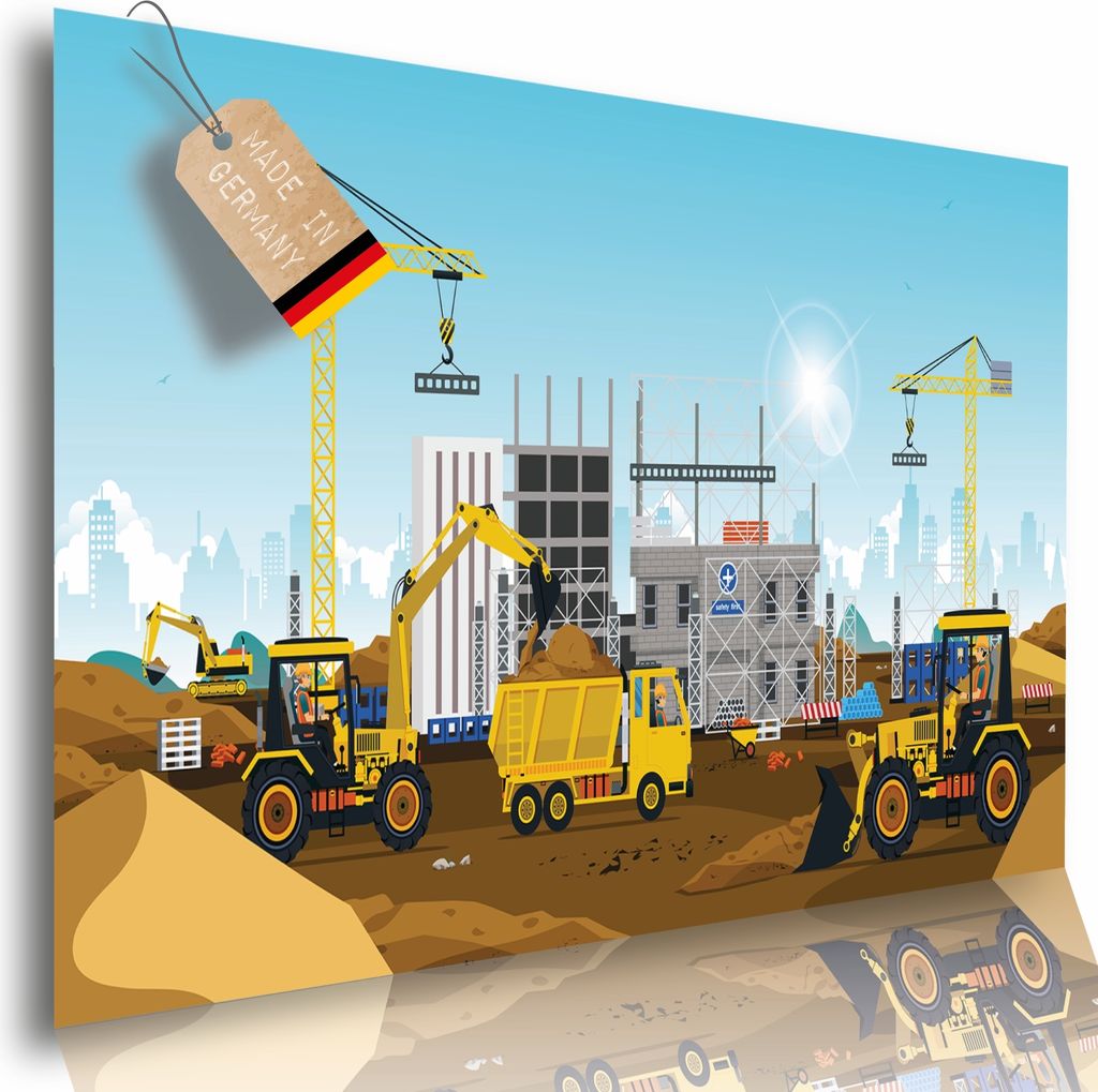 Poster: Baustelle; Größe: 82 x 42 cm