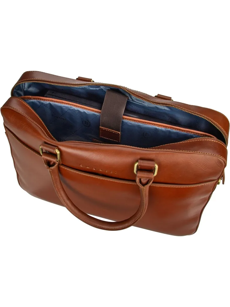 Sac Ordinateur Portable Cuir Cognac bugatti avec Compartiments Business - 16