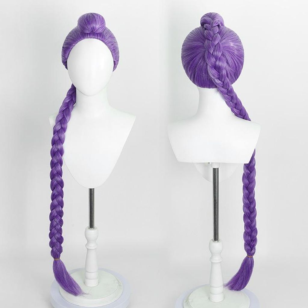 INF Parrucca Cosplay Viola: Capelli Sintetici Immagine del prodotto 