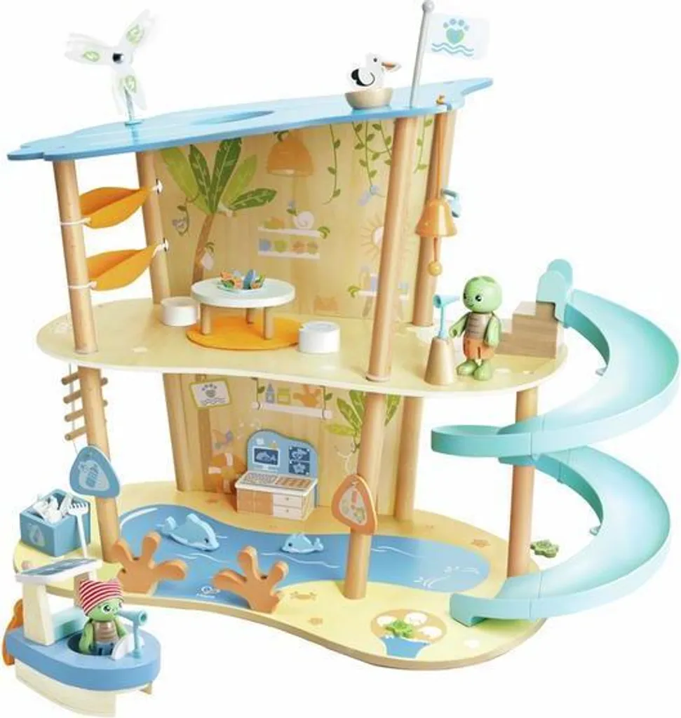 Playset en bois sauvetage océan - Jeu d'imitation écologique