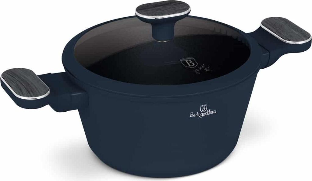 Kasserolle mit Titanoberfläche und Deckel 20 cm Deep Sea Collection