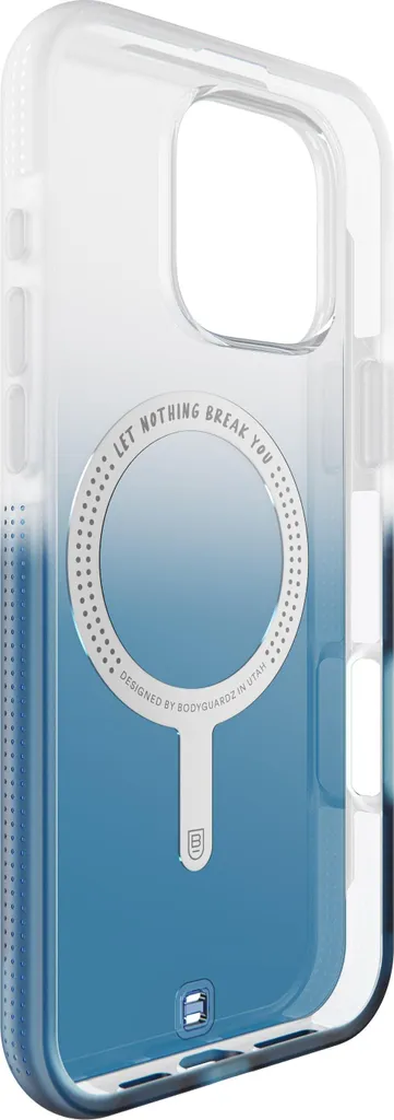 Évitez les Chutes : Coque iPhone 16 Pro Max Grip et MagSafe Bleue
