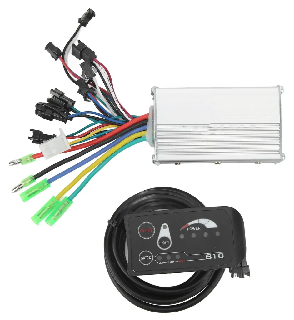 Kit contrôleur vélo électrique 48V 350W et écran LED 810