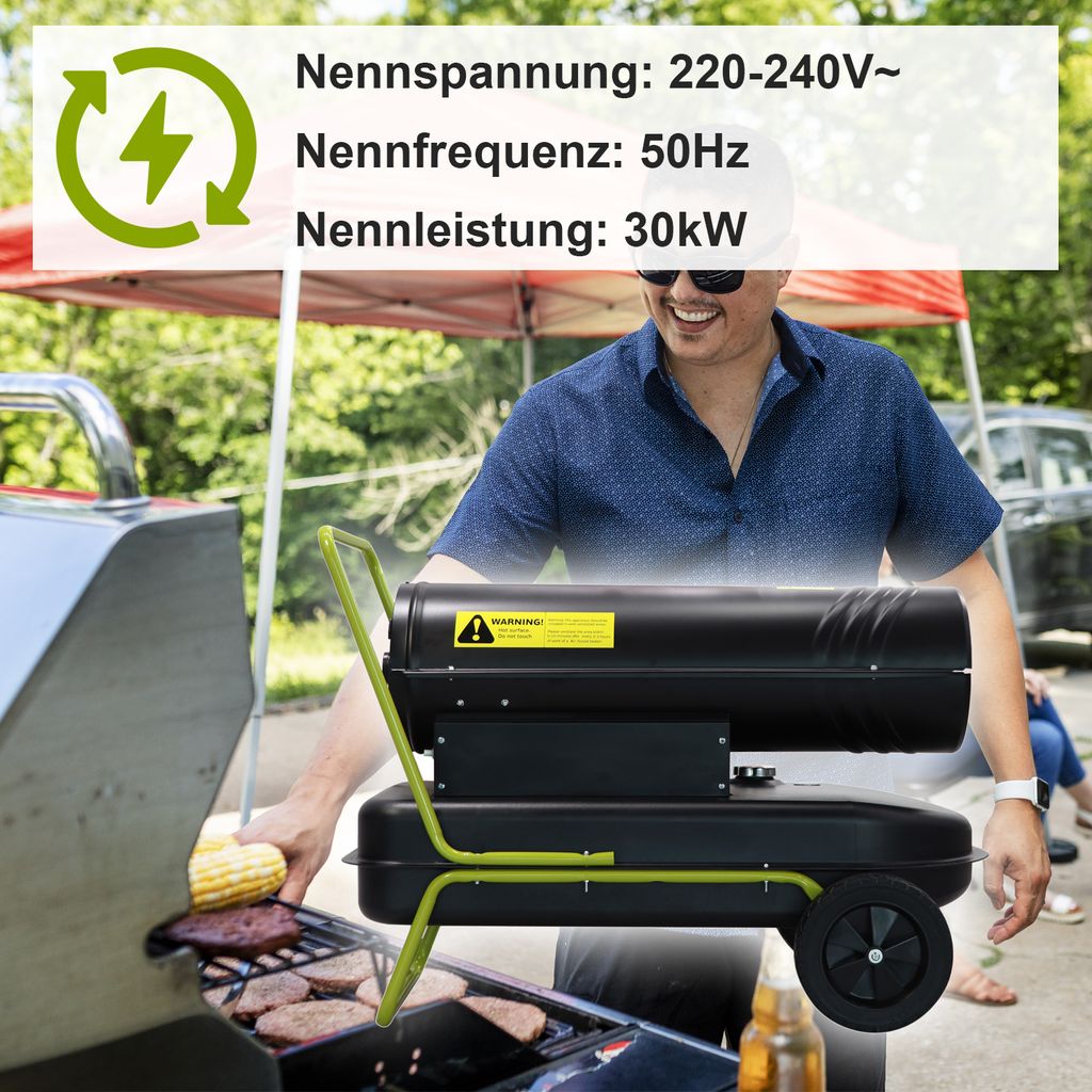 TroniTechnik® TT-HK-243 Diesel Heizkanone Dieselkanone Produktbild 3