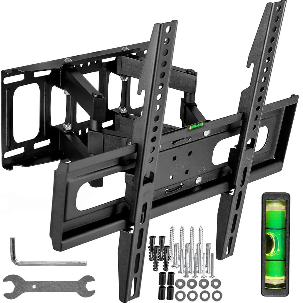 Support mural universel pour téléviseur de 32 à 70 pouces Noir 50kg