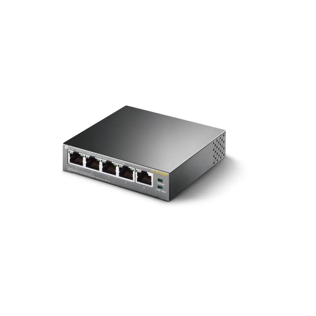 Switch PoE TP-LINK TL-SF1005P 4 Porte per Videosorveglianza IP - 8