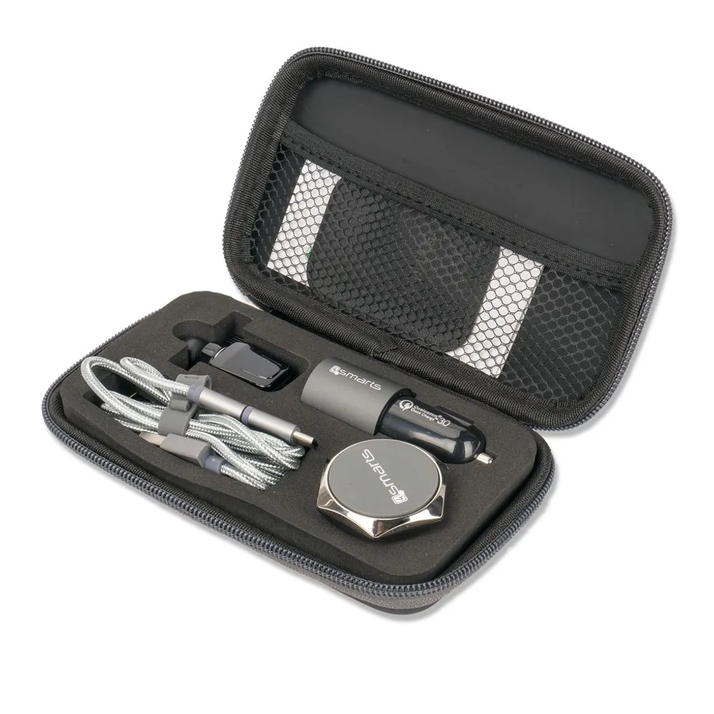 Set Viaggio 4smarts: Carica Rapida USB-C e Supporto Auto Universale