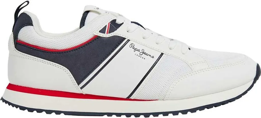 Pepe Jeans Dublin Baskets Blanches Homme Taille 42 Style British Chic