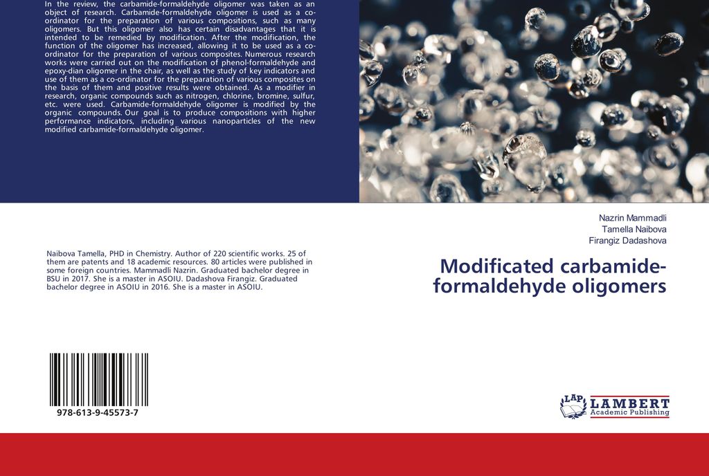 Modificated carbamide-formaldehyde oligomers