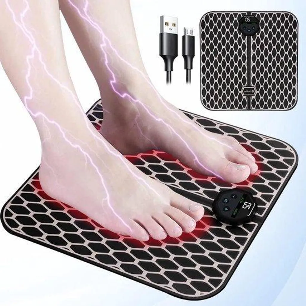 Appareil de massage des pieds EMS portable USB - 10 modes et 15 niveaux