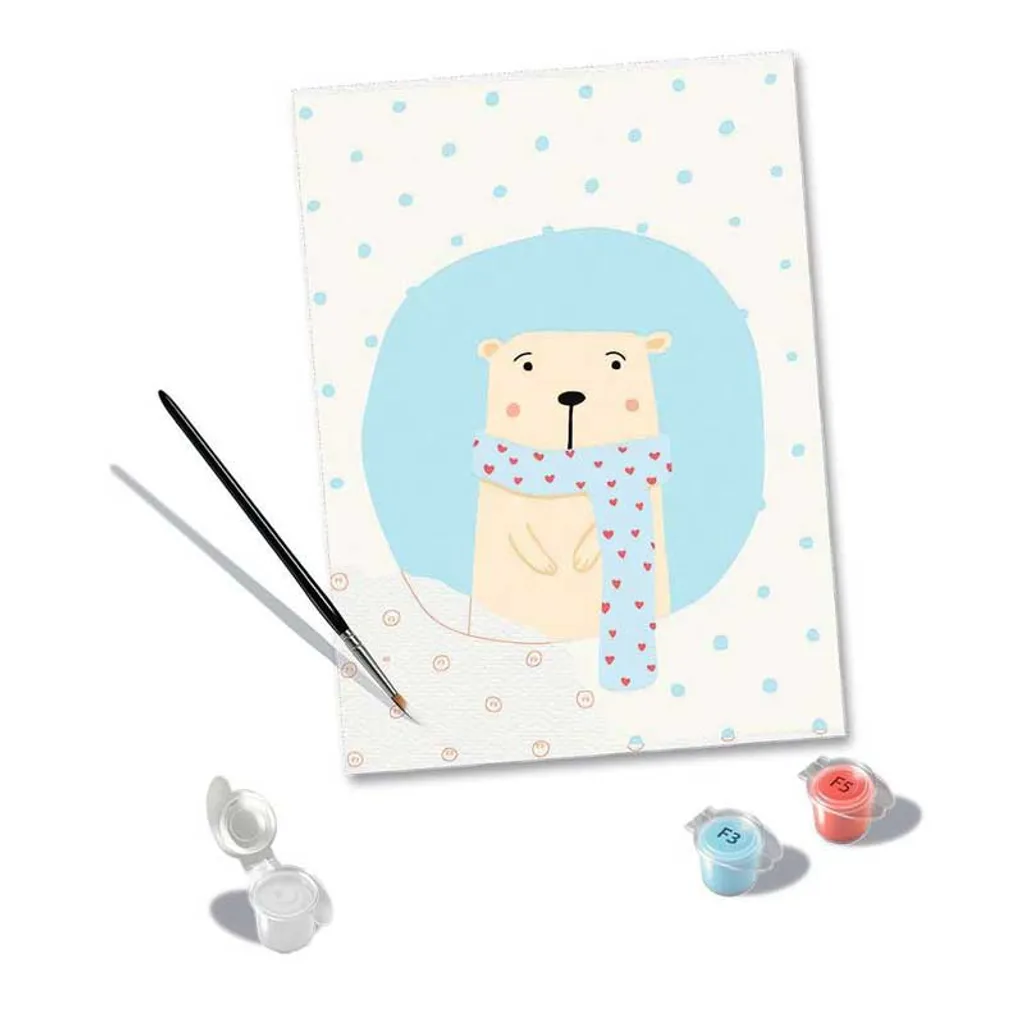Peinture Guidée Hello Baby Set Ravensburger 23655 sans Déborder