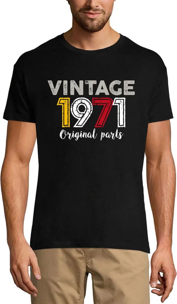 Herren Grafik T-Shirt Originalteile 1971 – Original Parts 1971 – Geschenk 53. Geburtstag Jahrestag 53 Jahre Jubiläum 53 Jährige Mann Jahrgang...
