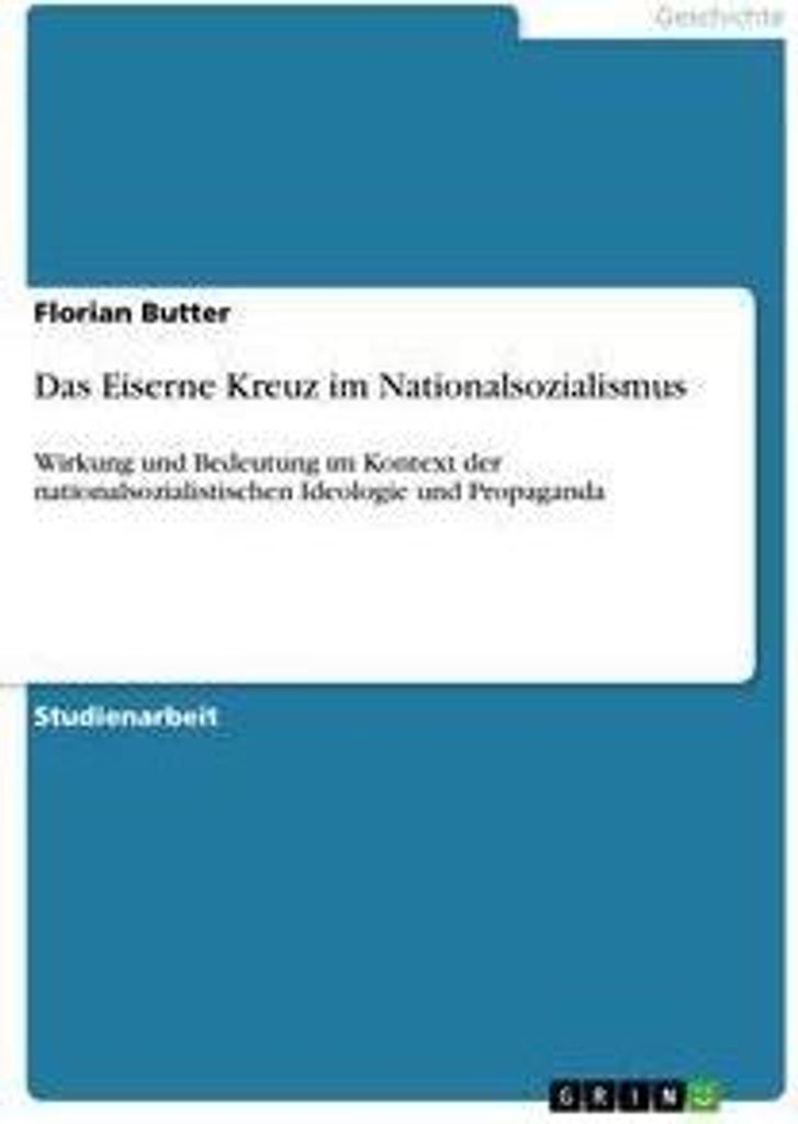 Das Eiserne Kreuz im Nationalsozialismus