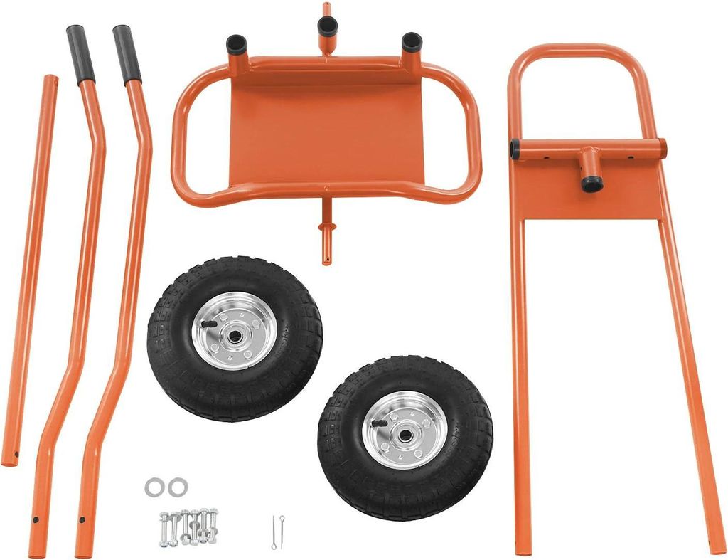 Plattenwagen - Transportwagen für Plattenmaterial - Tragfähigkeit 220 kg - Plattform 120 x 85 cm - Für Trockenbauplatten, Glasplatten, Gipskarto...