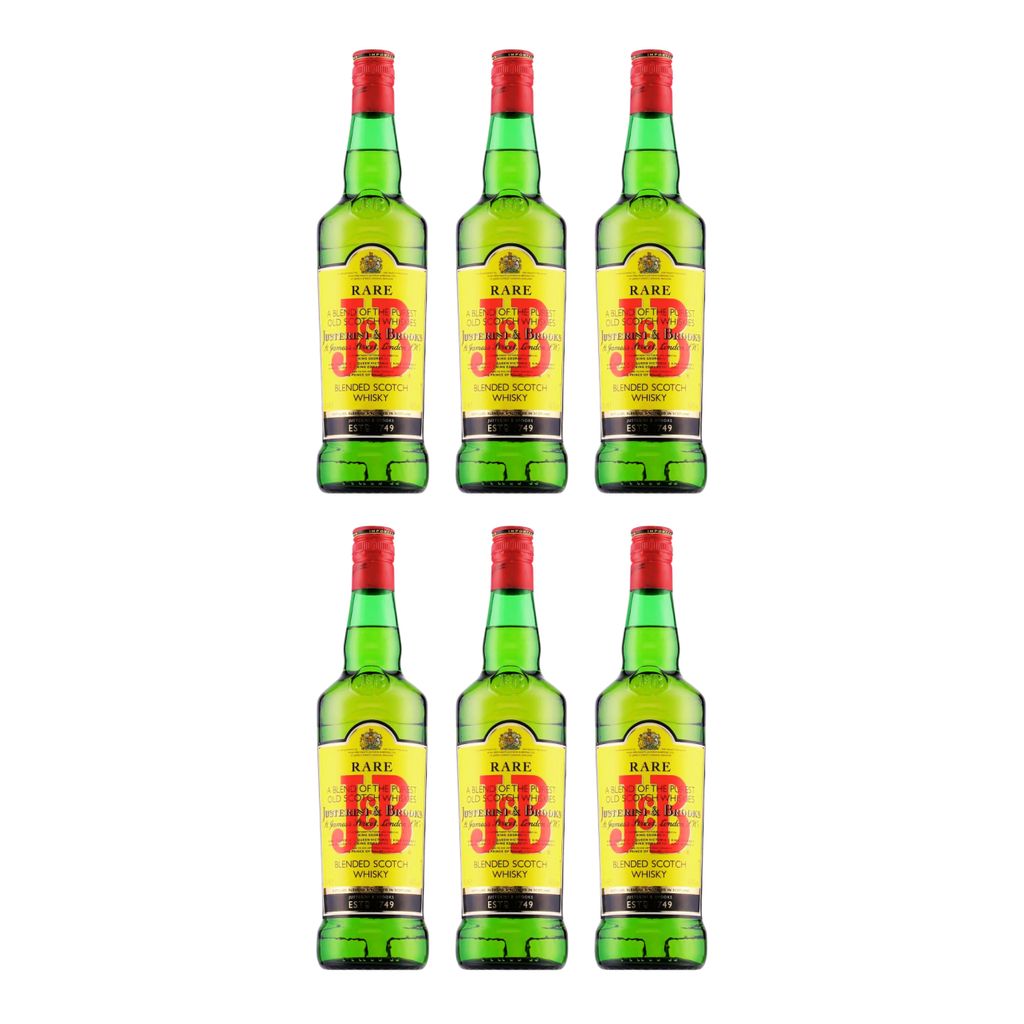Justerini & Brooks J&B Rare Blended Scotch Whisky 6er Alkohol Set 0,7l – 40% Vol. Mild & Aromatisch, Speyside Whisky – Veredelter Schottischer ...