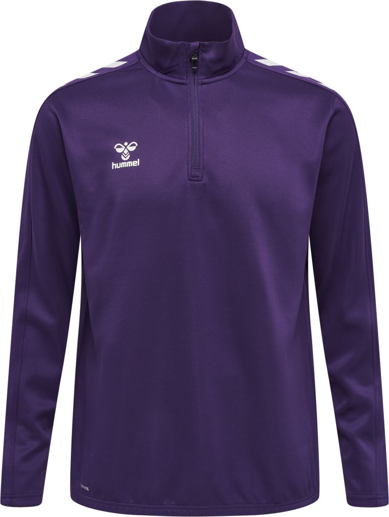 Hummel Core XK Poly Sweatshirt 1/2 Reißverschluss Herren acai weiß Gr S