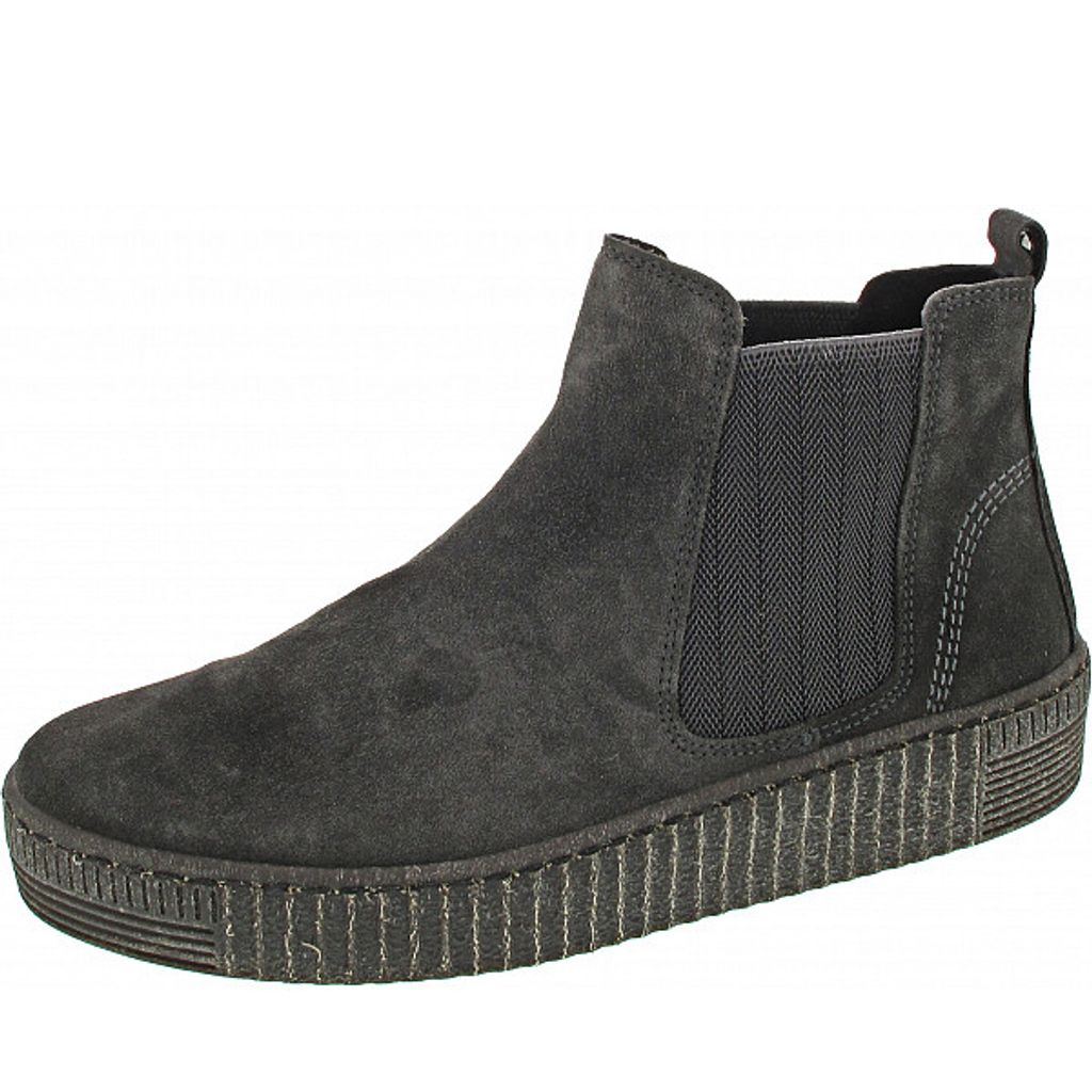Gabor Chelsea Boots grau Größe 6.5, Farbe: pepper-grau