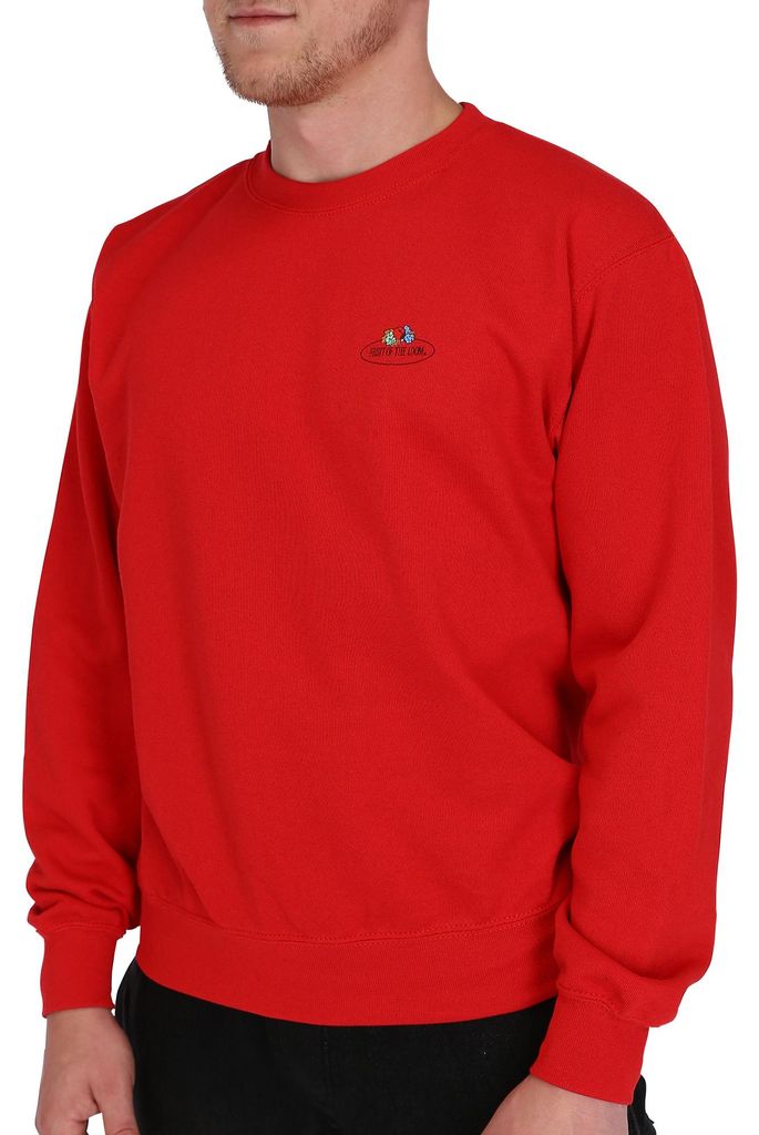 Sweatshirt mit Vintage-Logo ,Farbe: rot ,Größe: XL Produktbild 