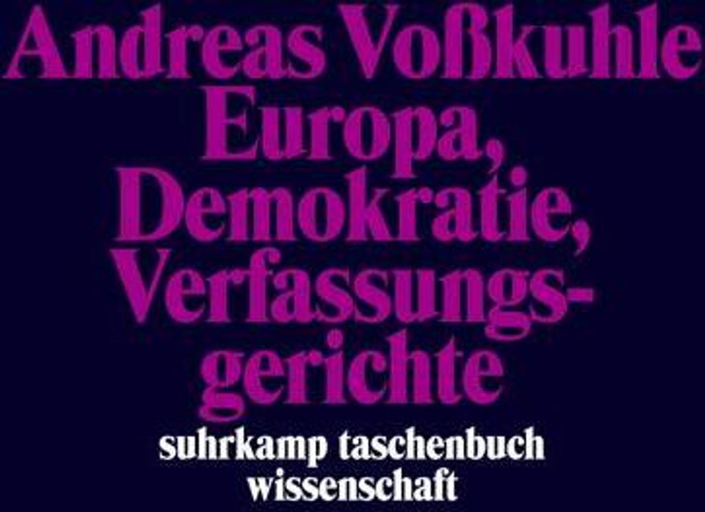 Europa, Demokratie, Verfassungsgerichte