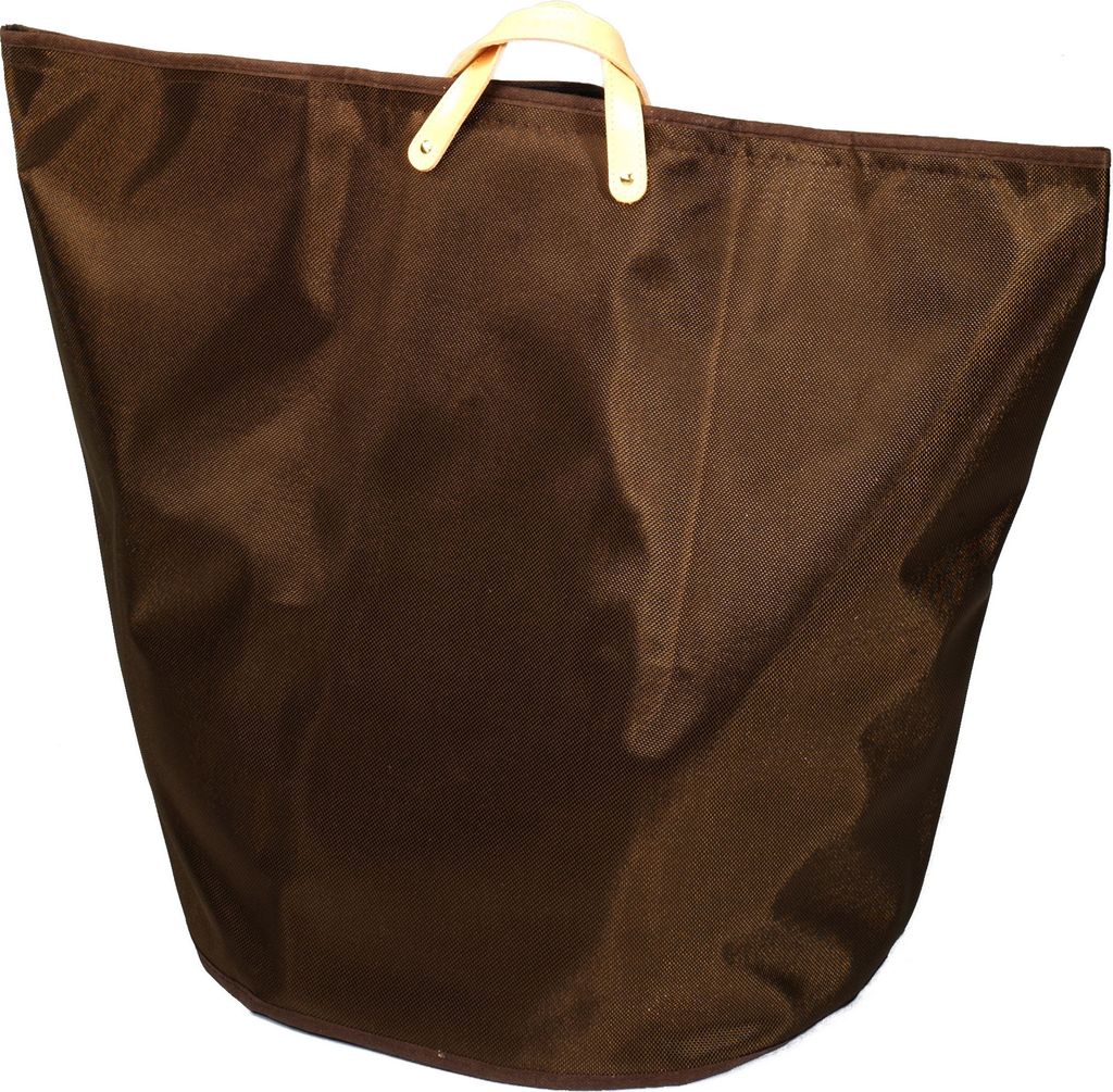Wäschesammler Wäschetaschen Nylon braun breit Wäschebeutel Wäschesack Wäschekorb Multifunktionstasche