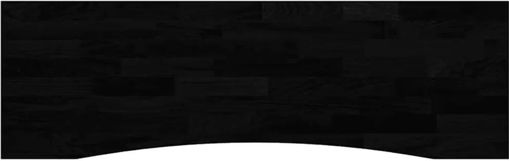 vidaXL Piano scrivania marrone scuro 160x50x2,5 cm in legno massiccio di quercia