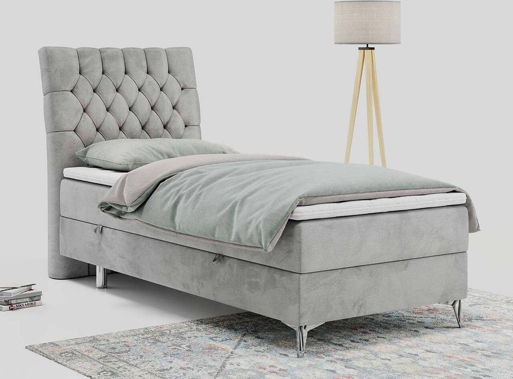 Boxspringbett, Gästebett, Kinderbett mit Bettkästen  - Produktbild 