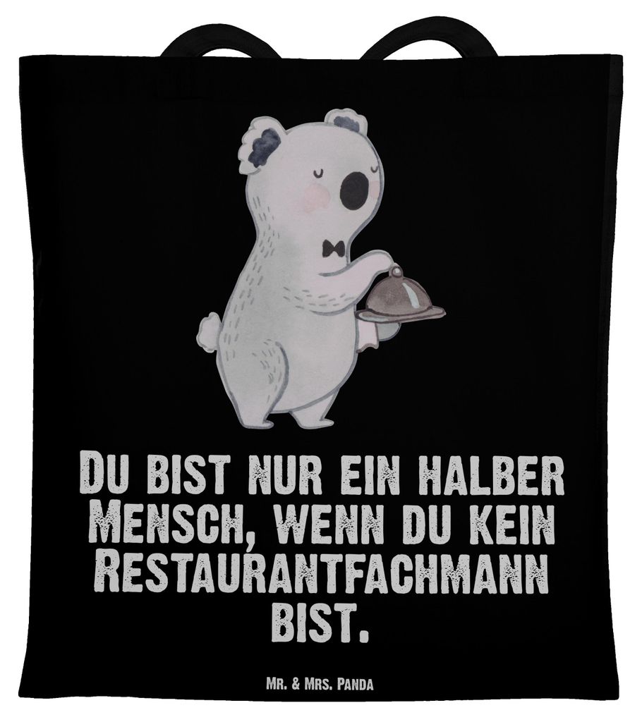 Mr. & Mrs. Panda Einkaufstasche Restaurantfachmann Herz - Produktbild 