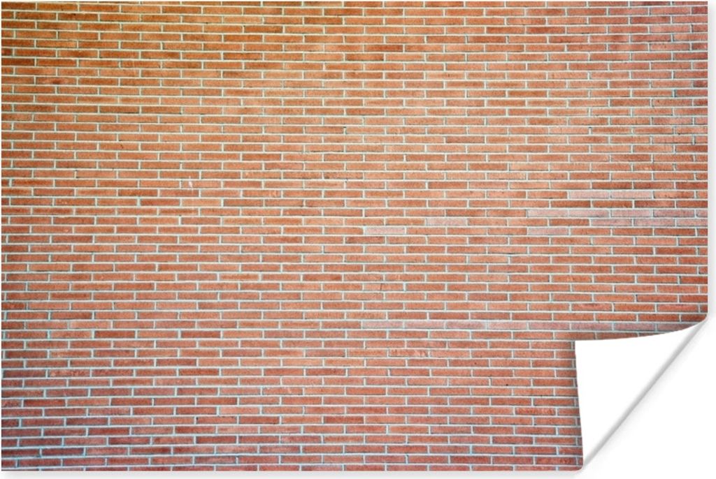 MuchoWow Poster Backstein - Braun - Wand 30x20 cm - Plakate - Print