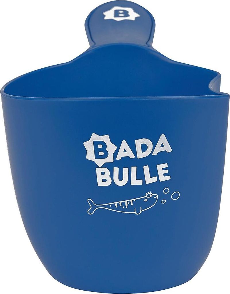 Badabulle Baby-Haarwaschbecher, Shampoo-Spülung-Tasse, Polypropylen (PP), Blau