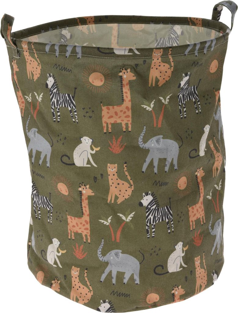 Detský úložný košík Safari 40x50 cm, zelený Obrázok produktu 