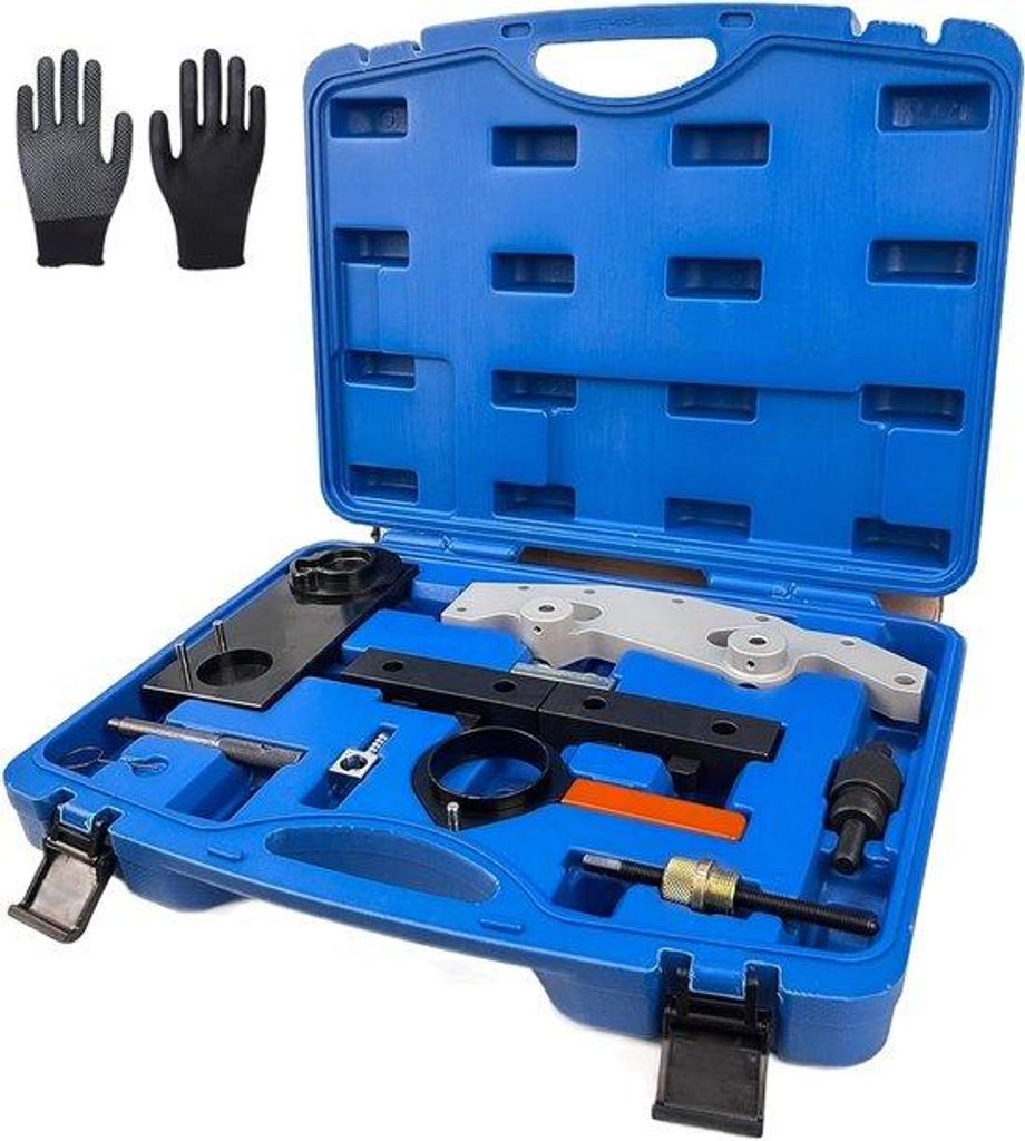 Motorrad-Handschraubengerät - Handgriffkette - Werkzeugset mit Werkzeugkoffer - Kompatibel mit M40 - M42 - M43 - M50 - E60