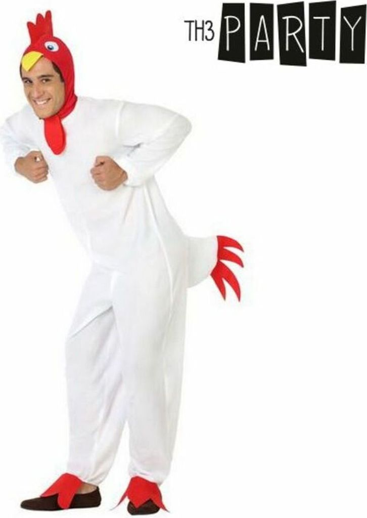 Verkleidung für Erwachsene Weiß XL (2 Stück) - M/L