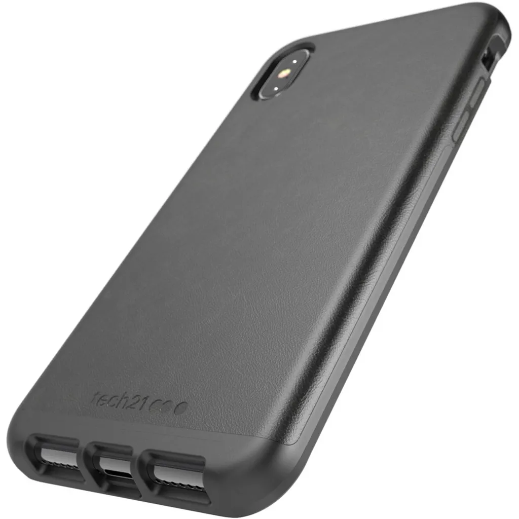 Coque de Protection iPhone Xs Max Tech21 Noire - Étui Antichoc Premium - 5