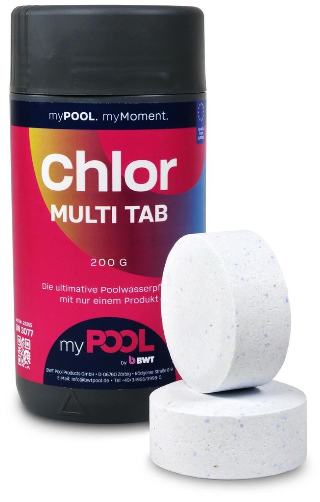 myPOOL Chlor MultiTabs 200 g | 1 kg Produktbild 